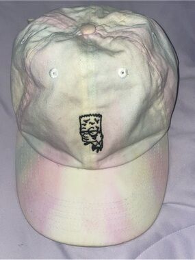 Y2K Bart Simpson Embroidered Pastel Dad Cap